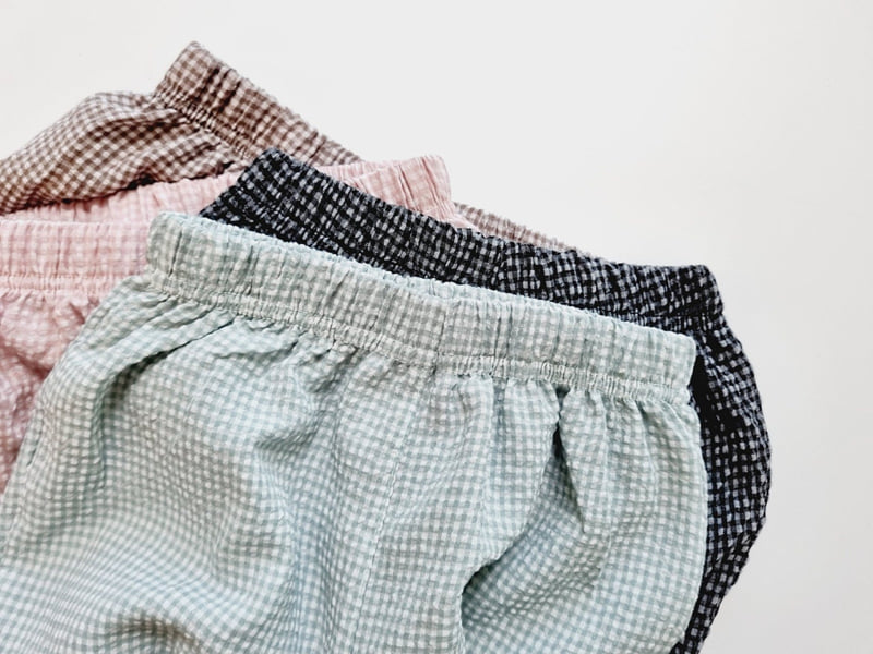 Ellykiki - Korean Children Fashion - #designkidswear - Cloud Check Pants - 9