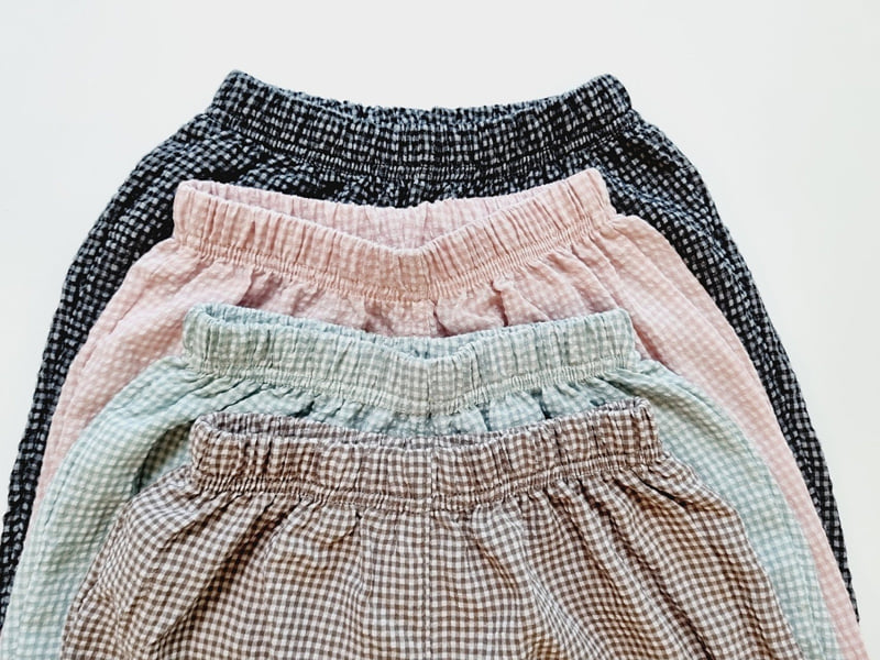 Ellykiki - Korean Children Fashion - #fashionkids - Cloud Check Pants - 11