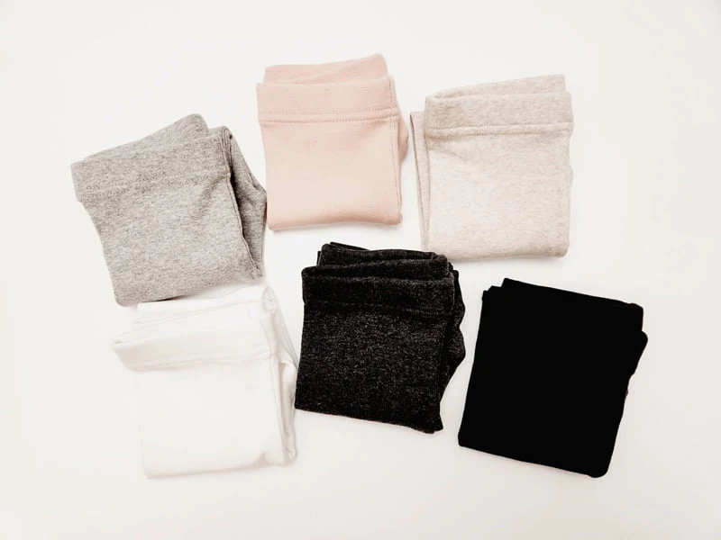 Ellykiki - Korean Children Fashion - #magicofchildhood - Basic Leggings (Oatmeal) - 2