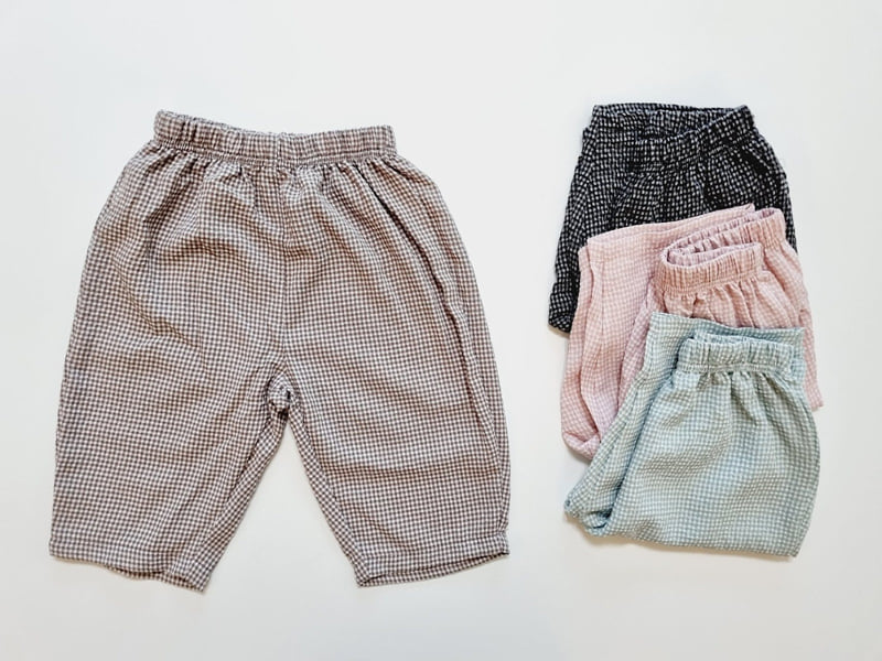 Ellykiki - Korean Children Fashion - #magicofchildhood - Cloud Check Pants