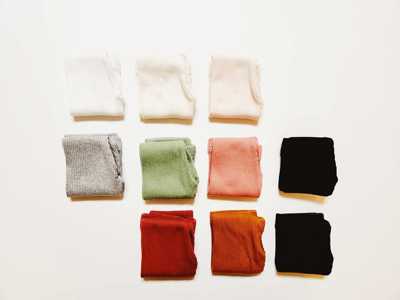 Ellykiki - Korean Children Fashion - #minifashionista - Mega Ribbed Leggings