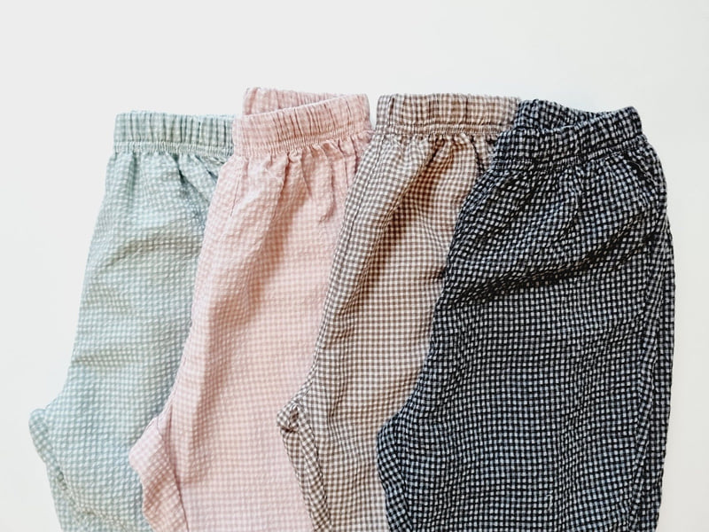 Ellykiki - Korean Children Fashion - #stylishchildhood - Cloud Check Pants - 6
