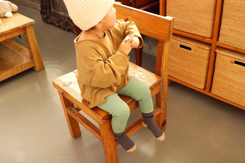 Ellykiki - Korean Children Fashion - #todddlerfashion - Mega Ribbed Leggings - 3