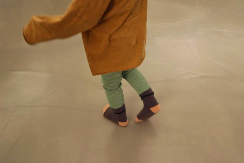 Ellykiki - Korean Children Fashion - #todddlerfashion - Mega Ribbed Leggings - 4