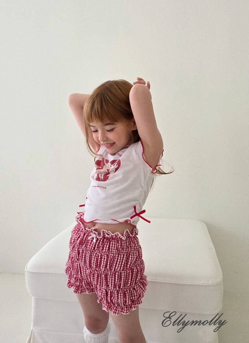 Ellymolly - Korean Children Fashion - #Kfashion4kids - Mimi Shirring Tee - 12