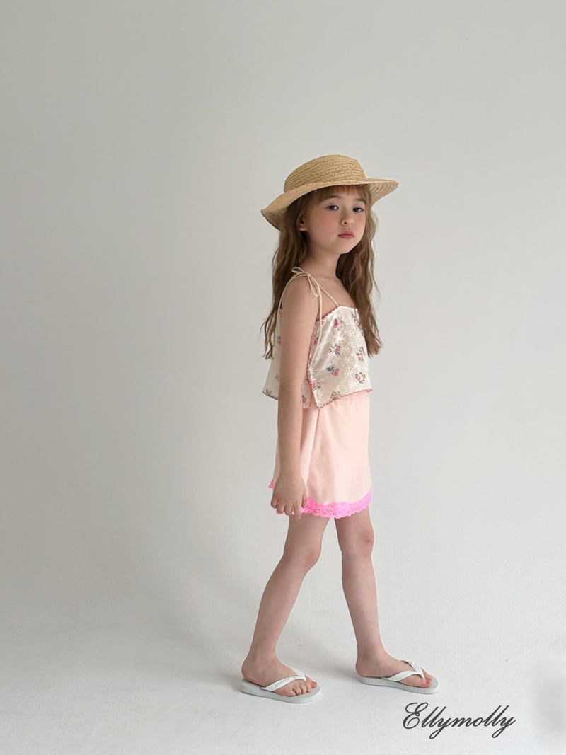 Ellymolly - Korean Children Fashion - #Kfashion4kids - Two-tone Lace Skirt - 9