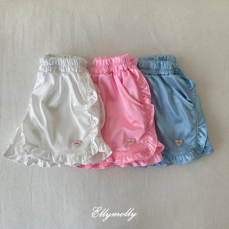 Ellymolly - Korean Children Fashion - #childofig - Glossy Frill Pants