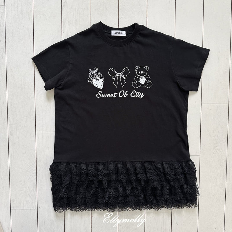 Ellymolly - Korean Children Fashion - #childrensboutique - Noble Lace One-piece - 3