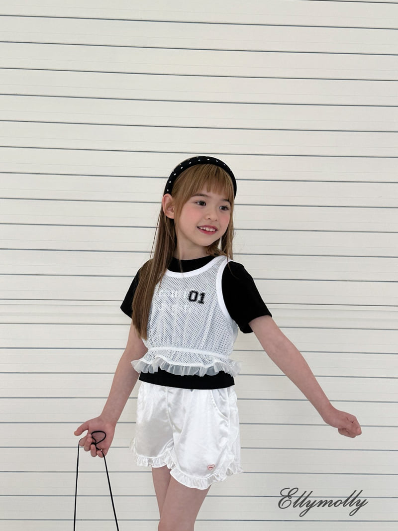 Ellymolly - Korean Children Fashion - #childrensboutique - Palm Frill Sleeveless - 9