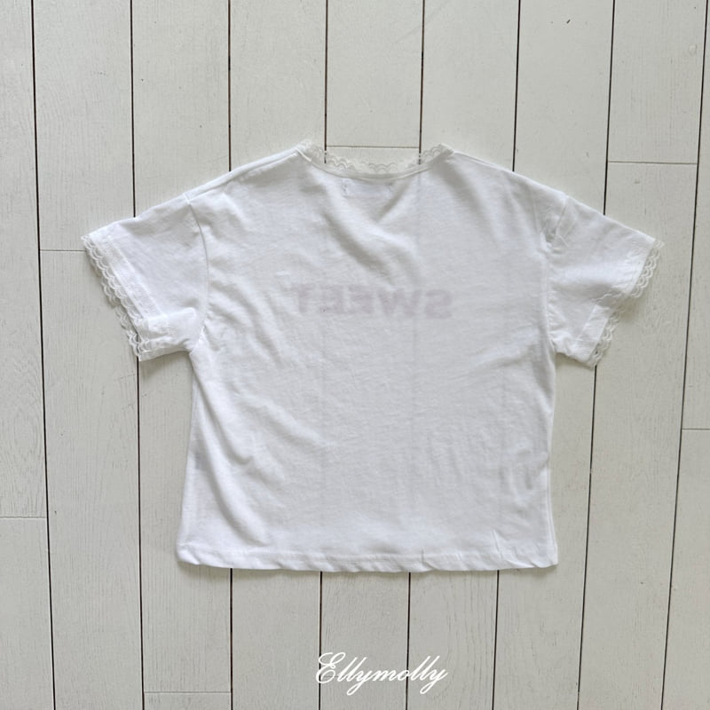 Ellymolly - Korean Children Fashion - #childrensboutique - Sweet V-neck Tee - 7