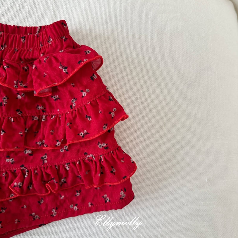 Ellymolly - Korean Children Fashion - #designkidswear - Rose Ruffle Pants - 6