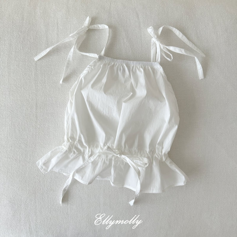 Ellymolly - Korean Children Fashion - #designkidswear - Halter Washed Sleeveless - 4