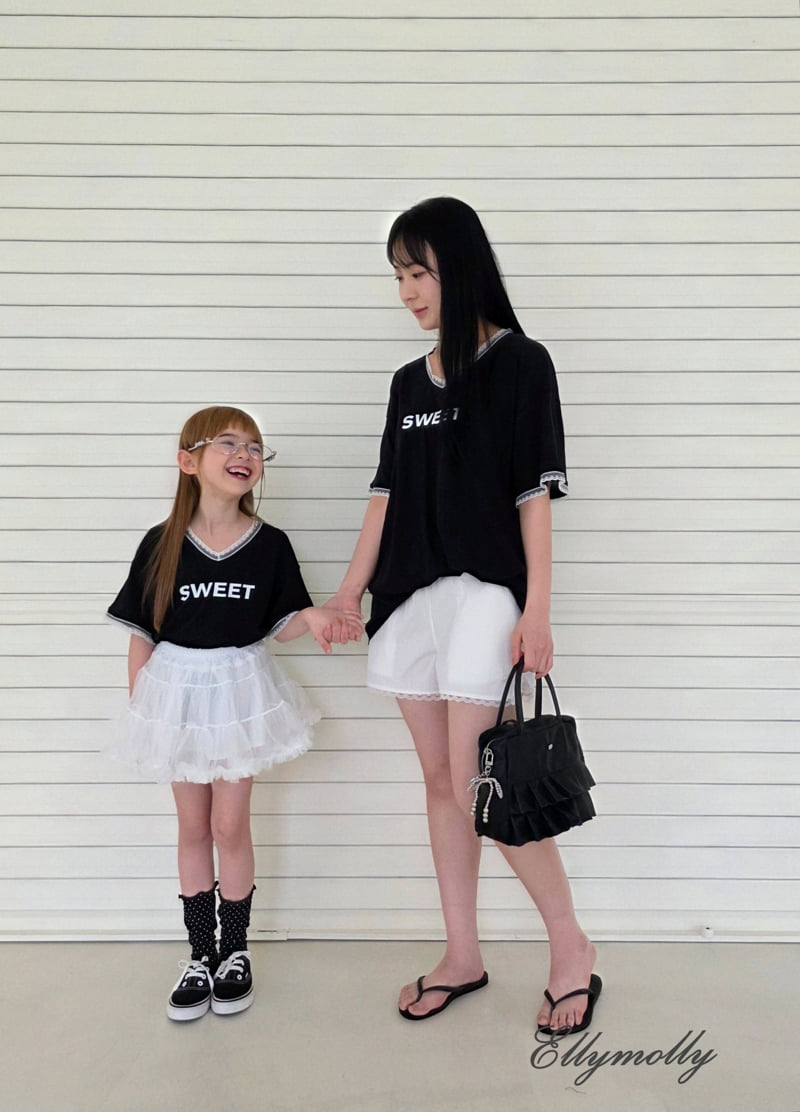 Ellymolly - Korean Children Fashion - #discoveringself - Sweet V-neck Tee - 9