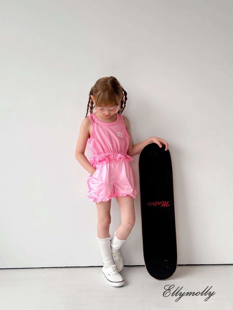 Ellymolly - Korean Children Fashion - #fashionkids - Palm Frill Sleeveless - 12