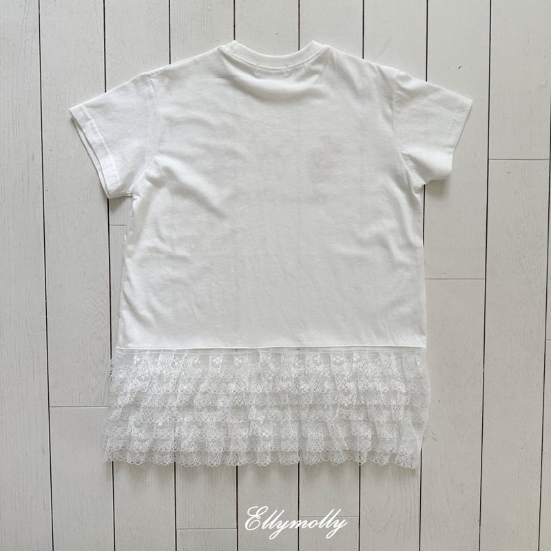 Ellymolly - Korean Children Fashion - #kidsshorts - Noble Lace One-piece - 2