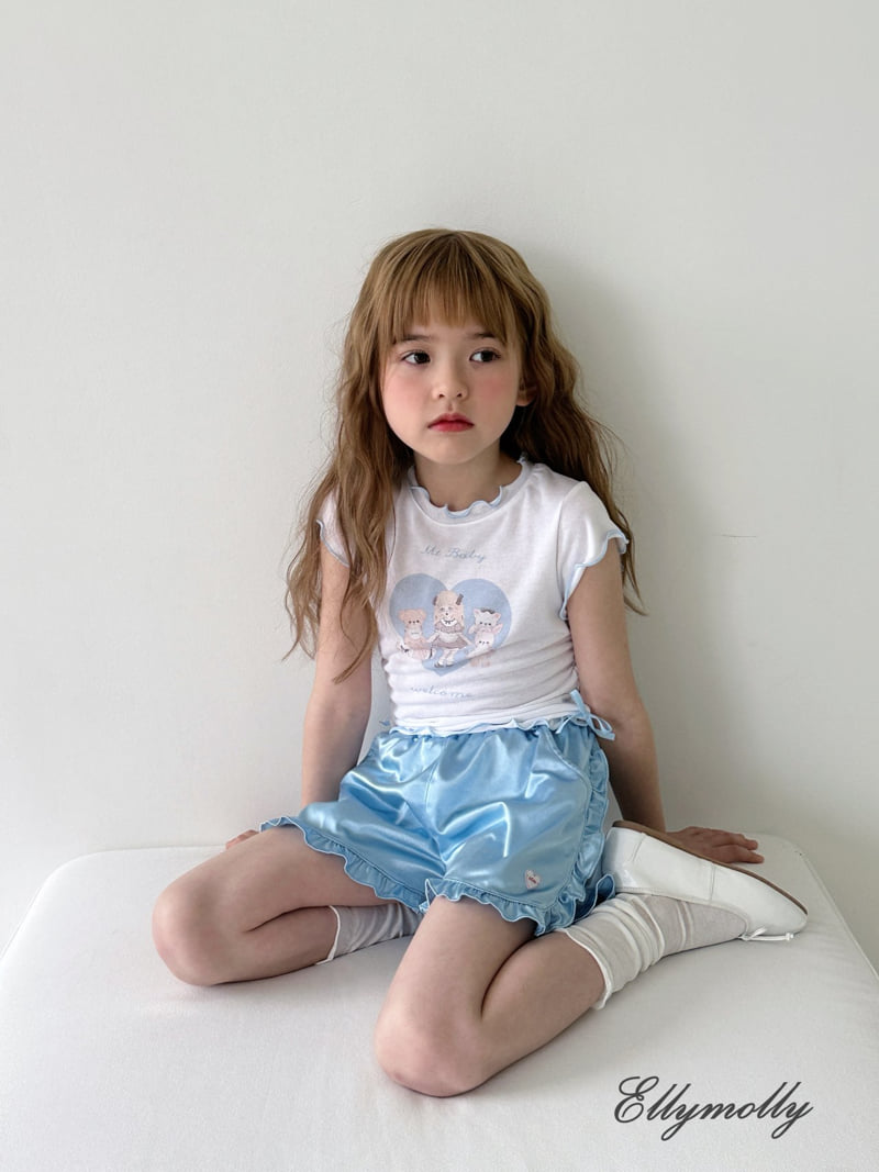 Ellymolly - Korean Children Fashion - #kidsstore - Mimi Shirring Tee - 10