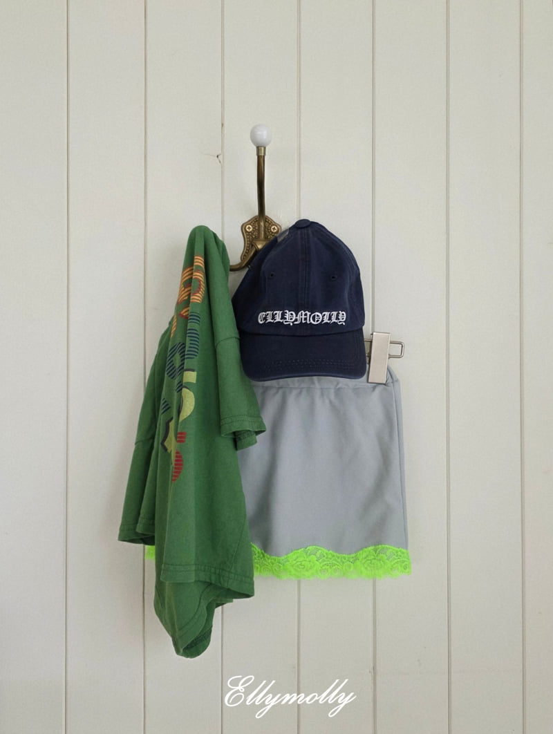 Ellymolly - Korean Children Fashion - #kidsstore - Two-tone Lace Skirt - 7