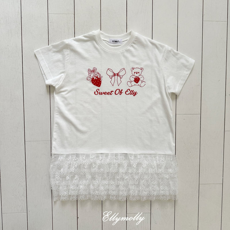 Ellymolly - Korean Children Fashion - #kidsstore - Noble Lace One-piece - 4