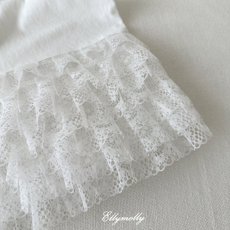 Ellymolly - Korean Children Fashion - #littlefashionista - Noble Lace One-piece - 6