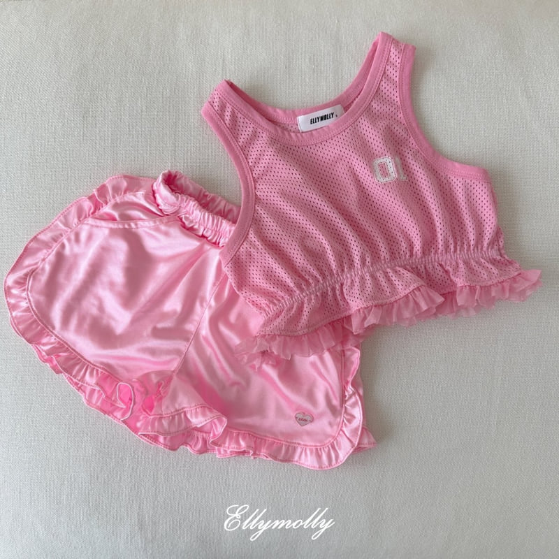 Ellymolly - Korean Children Fashion - #littlefashionista - Palm Frill Sleeveless - 3