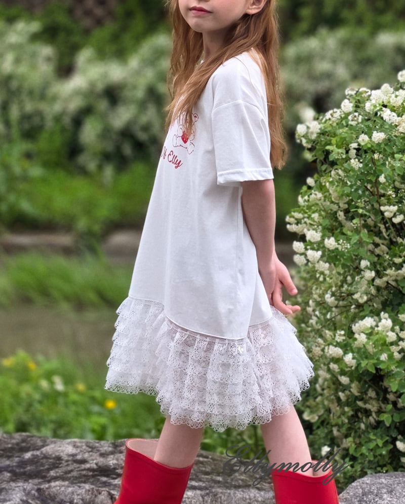 Ellymolly - Korean Children Fashion - #magicofchildhood - Noble Lace One-piece - 12