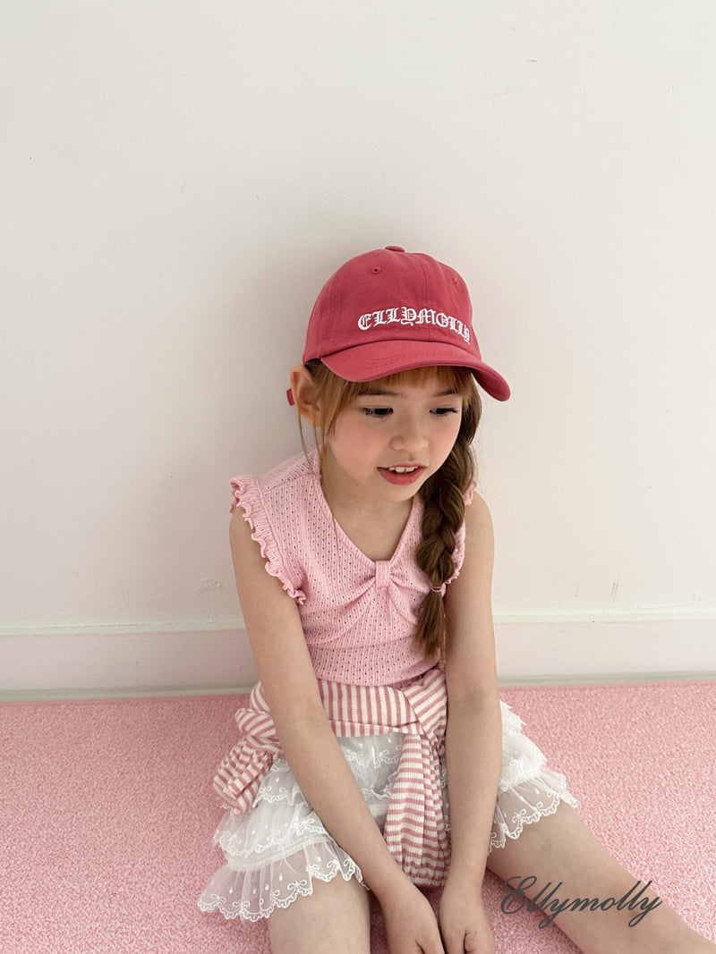 Ellymolly - Korean Children Fashion - #magicofchildhood - Frill Stripe Long Sleeve Tee - 10