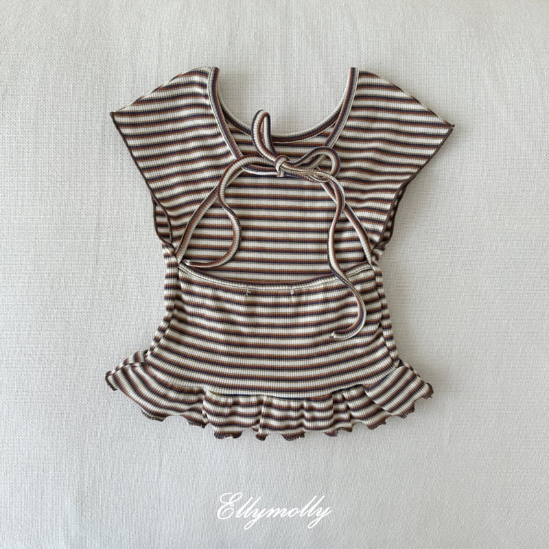 Ellymolly - Korean Children Fashion - #magicofchildhood - Four Seasons Back Slit Tee - 5