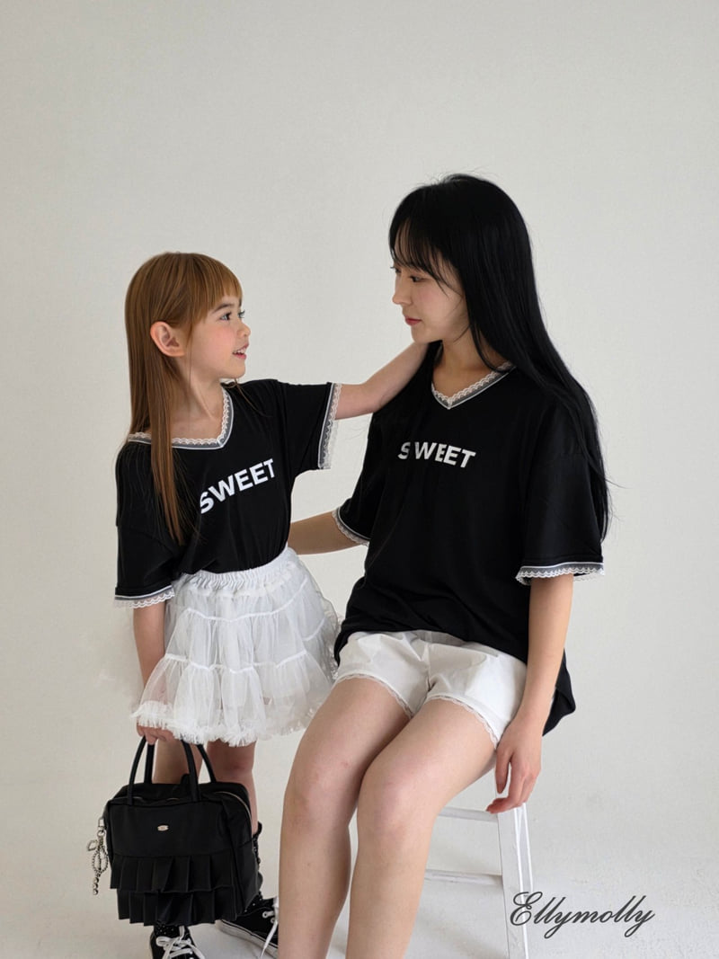 Ellymolly - Korean Children Fashion - #minifashionista - Sweet V-neck Tee - 9