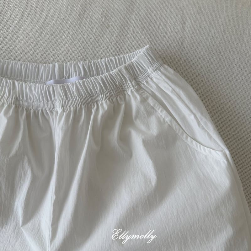 Ellymolly - Korean Children Fashion - #stylishchildhood - Frill Washed Banding Pants - 5