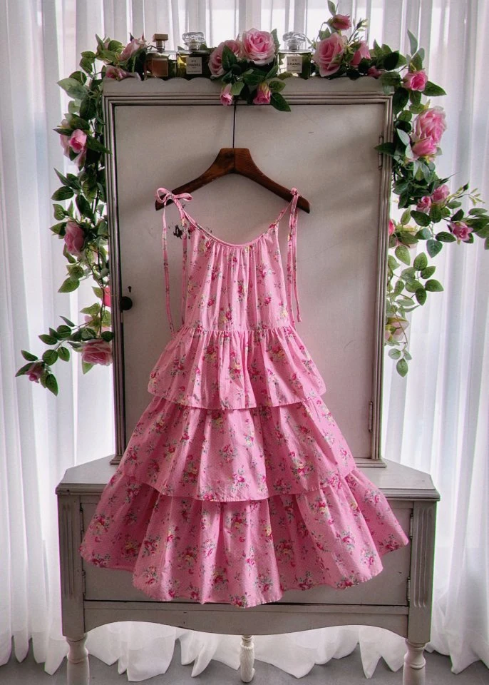 Eugenie Candies - Korean Children Fashion - #magicofchildhood - Pink Pink Me Dress