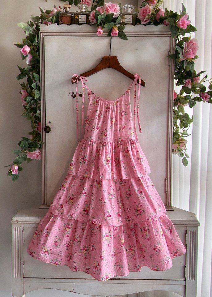 Eugenie Candies - Korean Children Fashion - #minifashionista - Pink Pink Me Dress