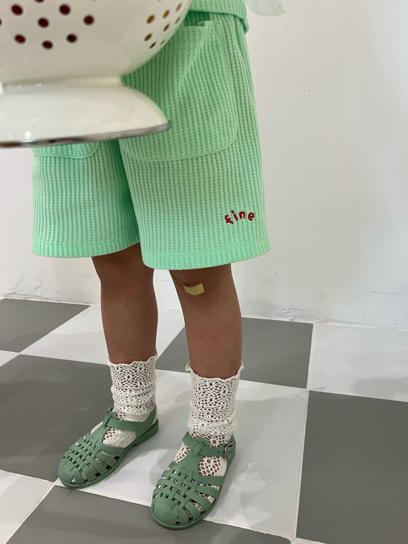 Fine-Studio - Korean Children Fashion - #designkidswear - Waffle Set - 9
