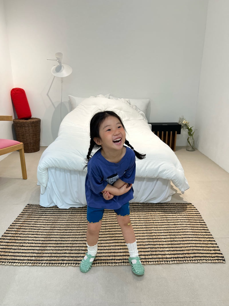 Fine-Studio - Korean Children Fashion - #minifashionista - Socks Short Sleeve Tee - 5