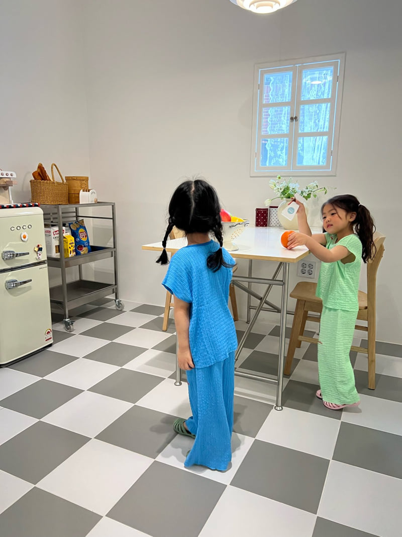 Fine-Studio - Korean Children Fashion - #todddlerfashion - Wrinkle Pleats Set - 8