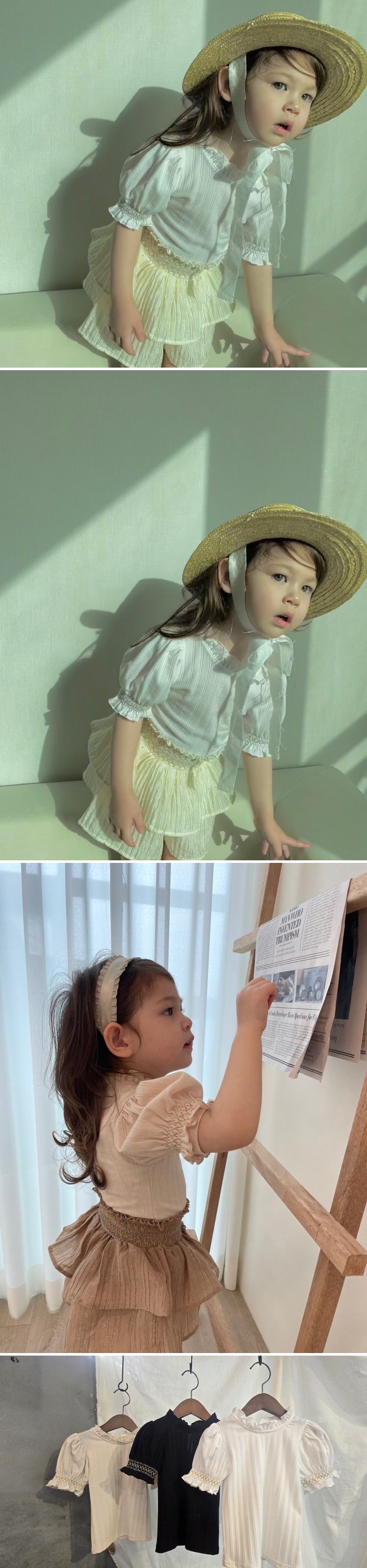 Flower J - Korean Children Fashion - #kidzfashiontrend - Je Taime Blouse