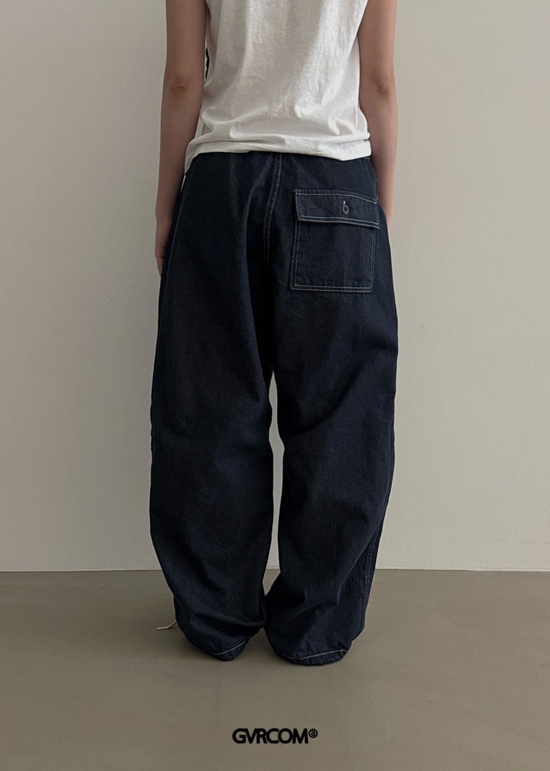 Gavara Market - Korean Women Fashion - #momslook - MacHip Denim String Pants - 6
