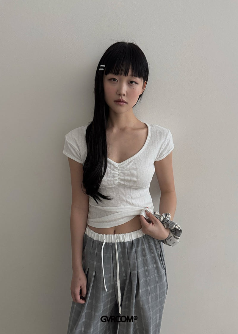 Gavara Market - Korean Women Fashion - #momslook - Box Check Wide Pants - 3
