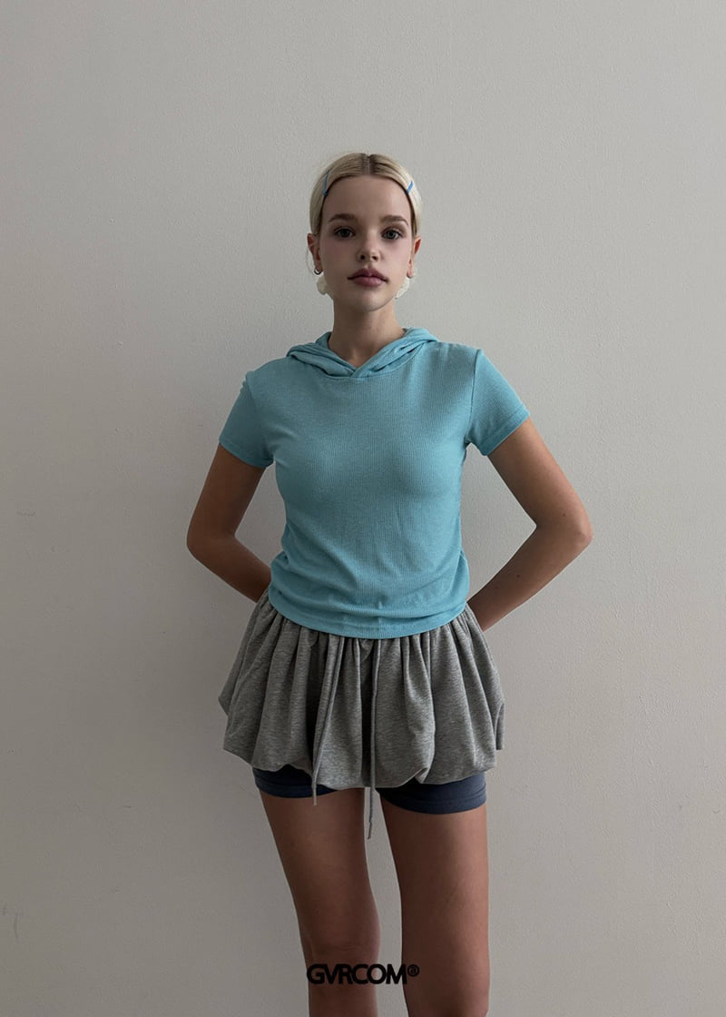 Gavara Market - Korean Women Fashion - #womensfashion - Summer Hood Short Sleeve Tee - 4