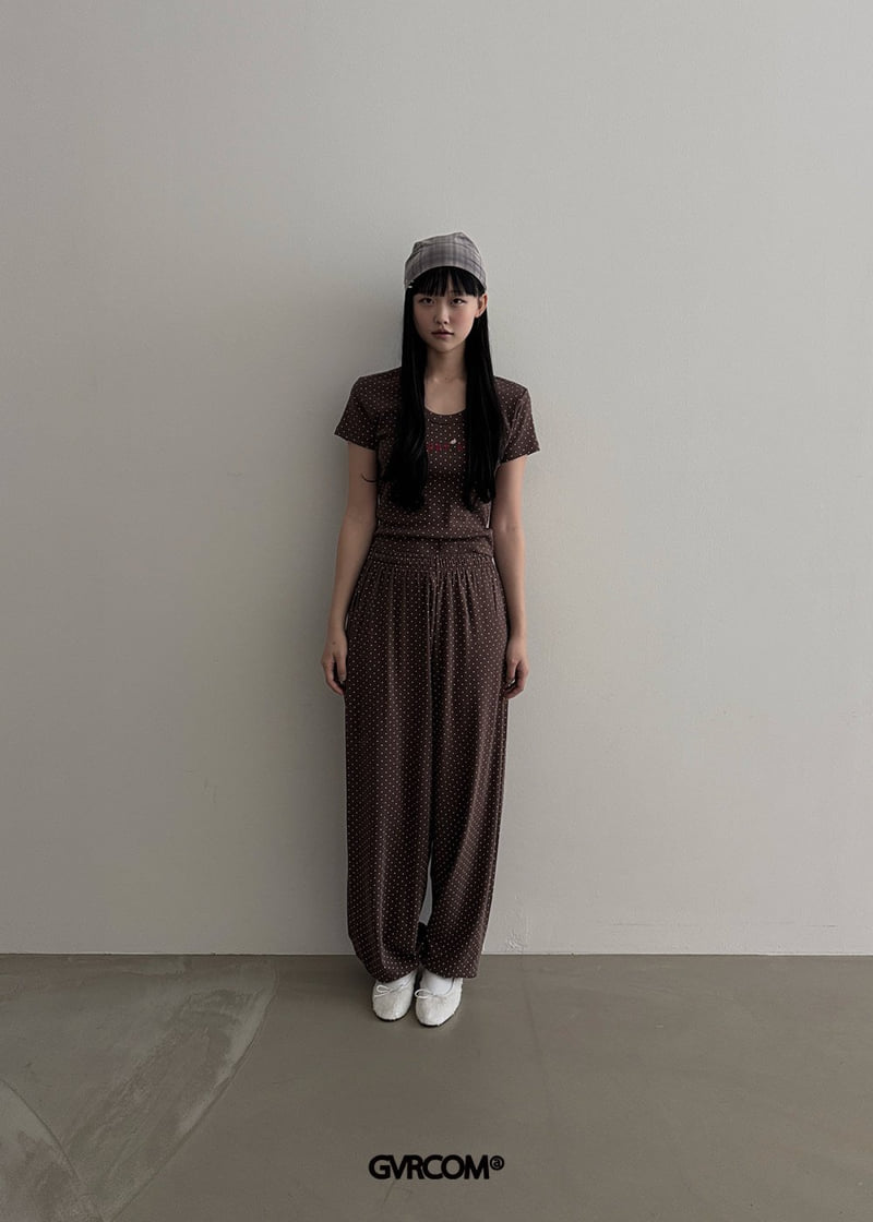 Gavara Market - Korean Women Fashion - #romanticstyle - Fontney U-Neck Tee - 2