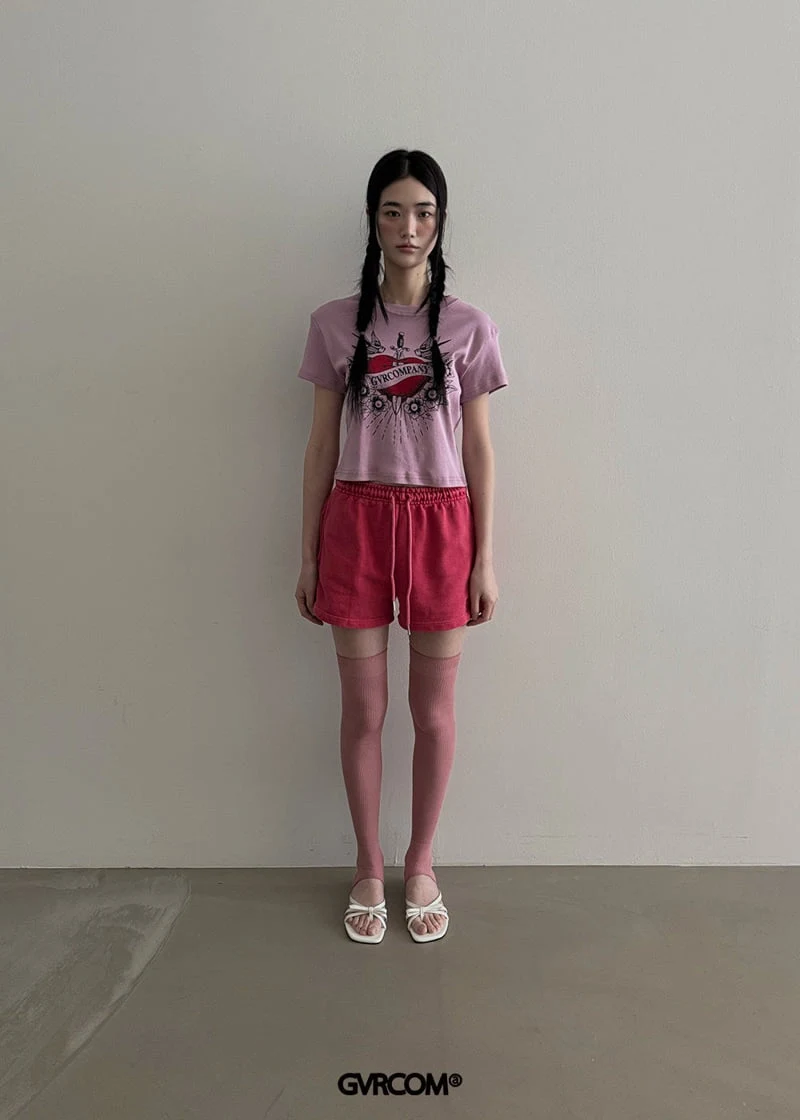 Gavara Market - Korean Women Fashion - #thatsdarling - Swallow Crop Short Sleeve Tee - 2