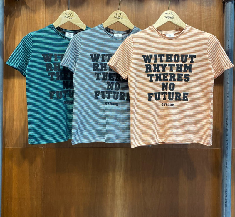 Gavara Market - Korean Women Fashion - #thelittlethings - With Stripe Short Sleeve Tee