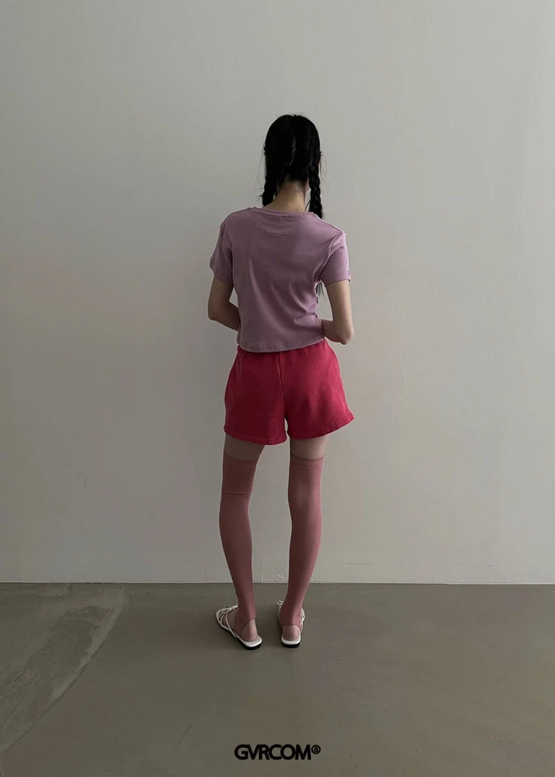 Gavara Market - Korean Women Fashion - #thelittlethings - Swallow Crop Short Sleeve Tee - 3