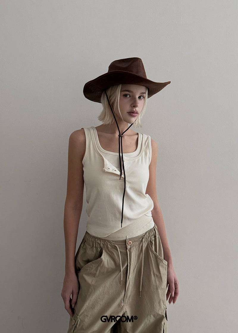 Gavara Market - Korean Women Fashion - #womensfashion - Double Layered Top - 5
