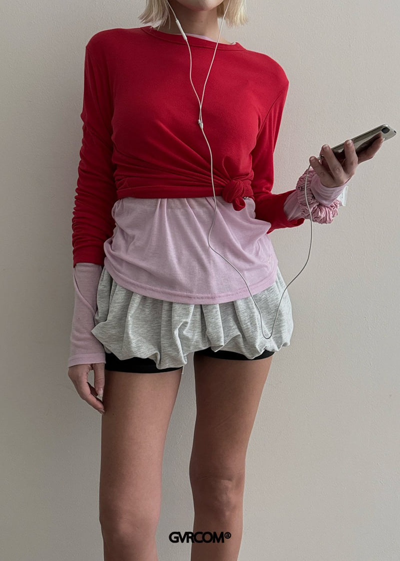 Gavara Market - Korean Women Fashion - #womensfashion - Mild Sheer Long Sleeve Tee - 10