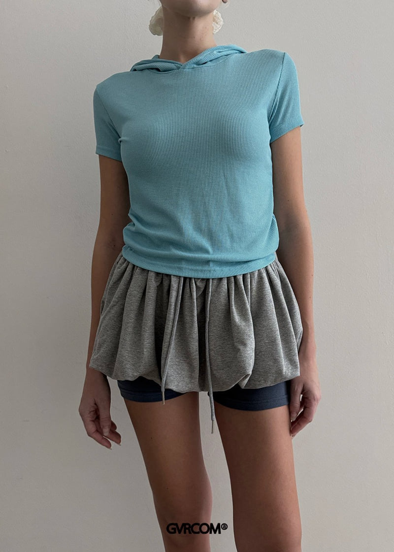 Gavara Market - Korean Women Fashion - #womensfashion - Summer Hood Short Sleeve Tee - 3