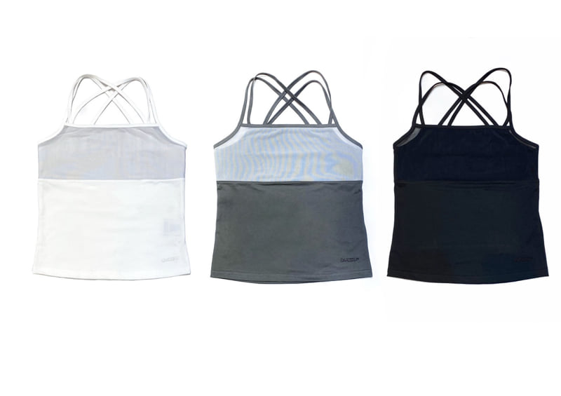 Gavara Market - Korean Women Fashion - #womensfashion - Wrapping Mesh Top