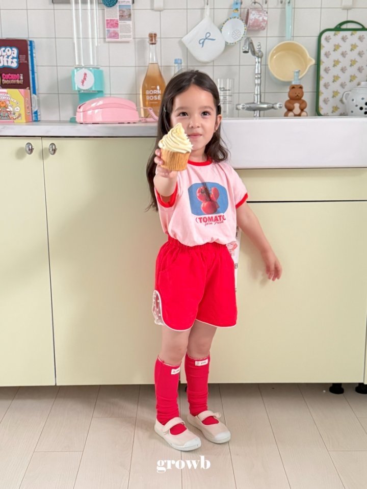 Grow B - Korean Children Fashion - #Kfashion4kids - Tomato Tee - 9