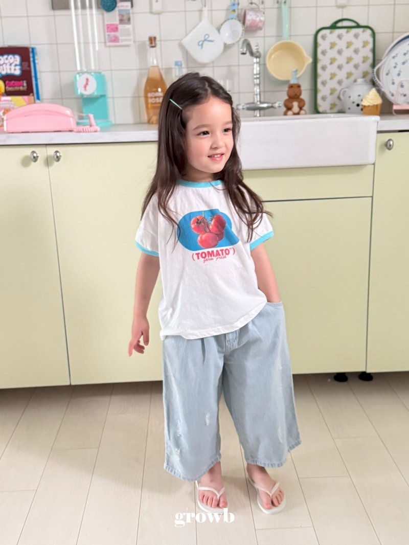 Grow B - Korean Children Fashion - #childofig - Tomato Tee