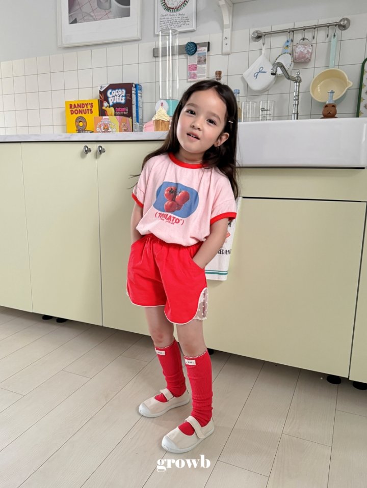 Grow B - Korean Children Fashion - #designkidswear - Tomato Tee - 4