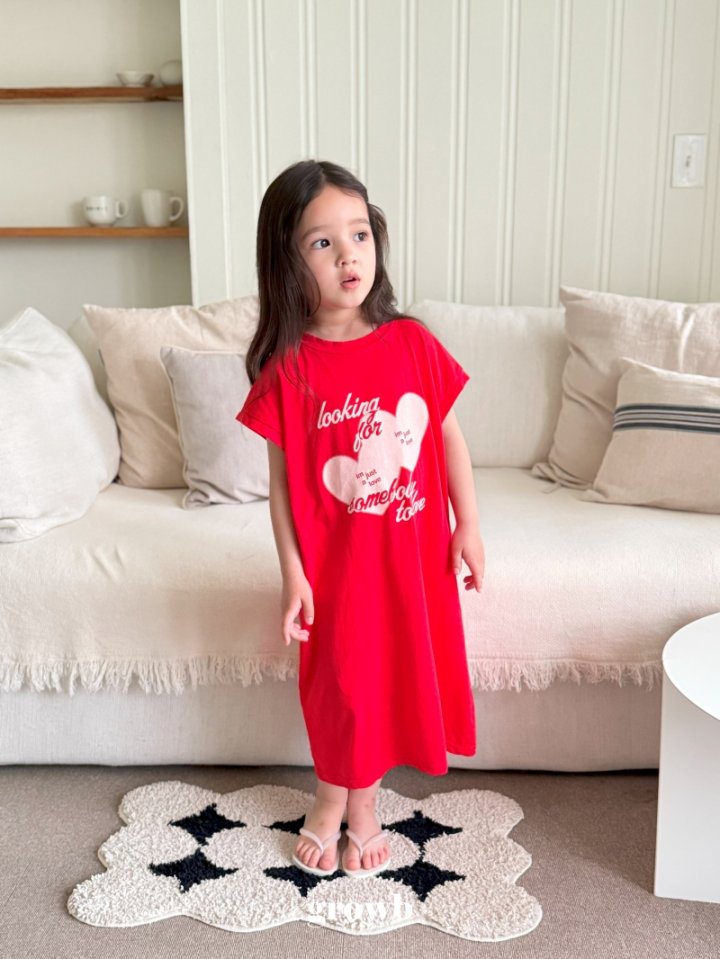 Grow B - Korean Children Fashion - #fashionkids - Peach One-piece - 4